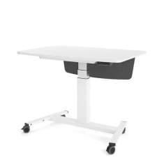 Rolltisch weiss Rolltische höhenverstellbar Schulung Lista Office LO Cockpit