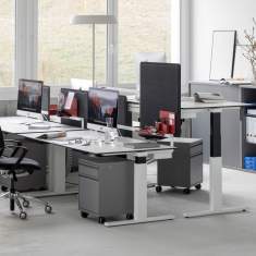 Lista Office LO LO-Extend Schreibtischsystem für strukturierte Teamarbeitsplätze