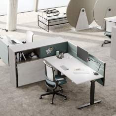Büroschränke Holz Büroschrank abschließbar PRISMA 2 Funktionsschrank Palmberg