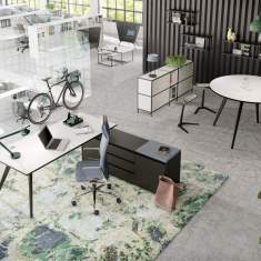 Chefbüro Direktionseinrichtungen Management Büromöbel Palmberg MANAGEMENTBÜRO