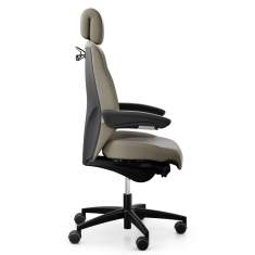 Giroflex Bürostuhl ergonomischer Bürodrehstuhl grau Drehstühle Büro Drehstuhl mit Kopfstütze giroflex 60