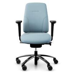Büro Drehstuhl blau Drehstühle mit Kopfstütze Bürostuhl RH Logic Black 200