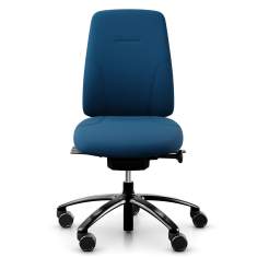 Büro Drehstuhl blau Drehstühle mit Kopfstütze Bürostuhl RH Logic Black 200