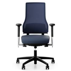 Bürostuhl blau Drehstühle Büro Drehstuhl Netzgewebe RH Axia® 2.5
mit Netzrückenlehne