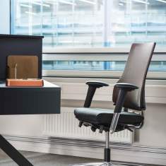 Bürostuhl braun Drehstühle Büro Drehstuhl Netzgewebe RH Axia® 2.5
mit Netzrückenlehne