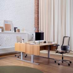 Bürostuhl braun Drehstühle Büro Drehstuhl Netzgewebe RH Axia® 2.5
mit Netzrückenlehne