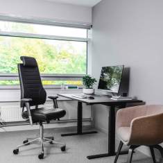 Chefsessel schwarz Drehstuhl exklusive Drehstühle Büro Direktion RH Axia Exclusive