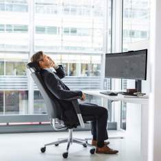 Chefsessel schwarz Drehstuhl exklusive Drehstühle Büro Direktion RH Axia Exclusive