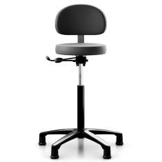 Ergonomischer Bürostuhl schwarz Schreibtischstuhl ergonomisch, Flokk, RH Support
