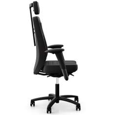 Ergonomischer Bürostuhl schwarz Bürodrehstuhl ergonomisch Büro RH Focus