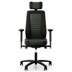 Ergonomischer Bürostuhl dunkel Bürodrehstuhl ergonomisch Büro RH Focus
