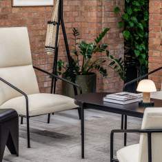 Loungesessel beige Sessel Lounge Connection Paulo Stühle