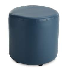 Polsterhocker blau Hocker Cylinder Connection Cubix