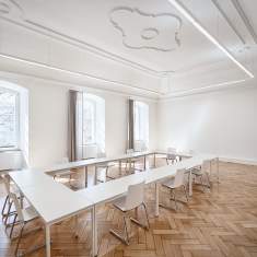 Besucherstuhl weiss Besucherstühle Freischwinger Konferenzstühle Brunner fox