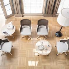 Clubsessel grau Loungesessel Büro Loungemöbel, Brunner, taceo lounge