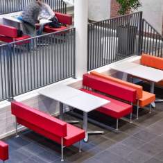 Sitzbank Lounge Bank farbig Materia, Longo