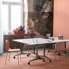 Besucherstuhl rosa Konferenzstühle Cafeteria Stühle, Materia, Neo Lite