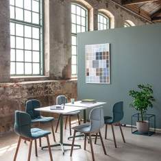 Besucherstuhl Besucherstühle Holz Konferenzstuhl Materia Neo Lite Soft
