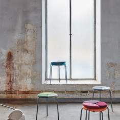 Hocker Polsterhocker, Materia, Patch