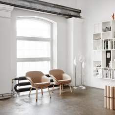 Loungsofa braun exklusive Design Loungemöbel Materia, Pax