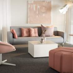 Clubsessel rosa Loungesessel Loungemöbel, Materia, Pax