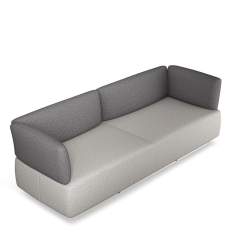 Loungesofa grau Sofa Lounge Sedus se:living Sofa