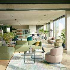 Sessel beige Loungesessel Lounge Sedus se:living Sessel