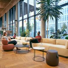 Modulare Sofas beige Sofa Lounge Sedus se:living Sofa