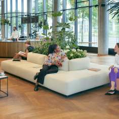 Pflanzelement Lounge Insel Sofa beige se:living Plant Bench