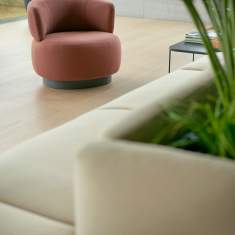 Pflanzelement Lounge Insel Sofa beige se:living Plant Bench