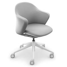 Drehstuhl grau Drehstühle Home Office Konferenzstuhl mit Rollen Sedus se:flair