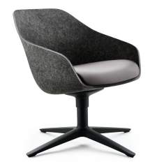 Loungesessel schwarz Sessel drehbar Sedus se:lounge light