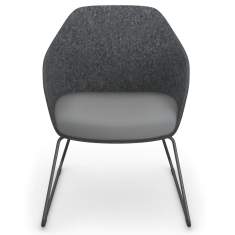 Loungesessel schwarz Sessel Kuffengestell Lounge Sedus se:lounge light