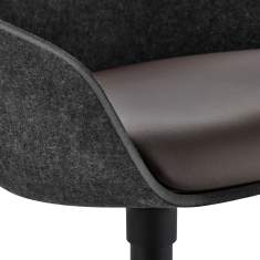Loungesessel schwarz Sessel drehbar Sedus se:lounge light