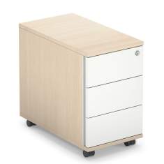 Rollcontainer Holz Container fahrbar Korpusse Sedus Schmalcontainer
