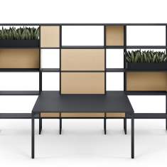 Regal Regalsystem Büro sedus se:matrix Regalmodul light