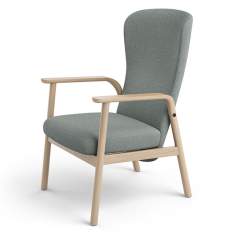 Loungesessel grau Sessel Lounge Holz Brunner feel