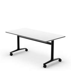 Staffeltisch mit Rollen Staffeltische höhenverstellbar Konferenztisch Brunner lift active
hochklappbare Tischplatte