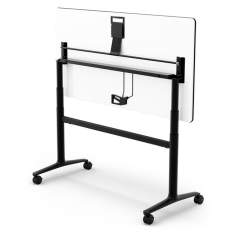 Staffeltisch mit Rollen Staffeltische höhenverstellbar Konferenztisch Brunner lift active
hochklappbare Tischplatte