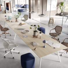 Drehstuhl braun Drehstühle Büro Home Office Bürostuhl Brunner ray work
