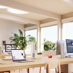 Uplight Büro Tischleuchte Aluminium TIschleuchten Home Office Leuchte Rgent Lighting Beam