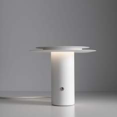 Tischlampe elegant Tischlampen Designer Tischleuchten weiss Schätti Leuchten GLARONA Tischleuchte