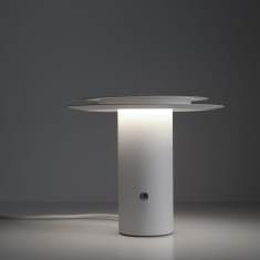 Tischlampe elegant Tischlampen Designer Tischleuchten weiss Schätti Leuchten GLARONA Tischleuchte