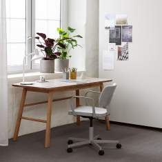 Schreibtisch Holz Schreibtische Home Office Bürotisch elegant Materia Soho