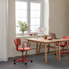 Schreibtisch Holz Schreibtische Home Office Bürotisch elegant Materia Soho