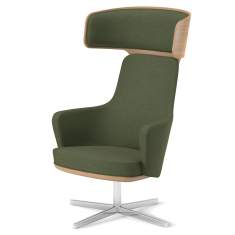Ohrensessel Loungesessel grün Sessel Lounge Sitzmöbel Skandiform BEasy