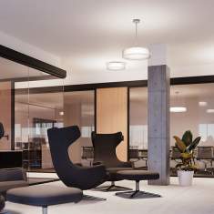 Pendelleuchte rund Pendelleuchten Büro Regent Lighting Coax