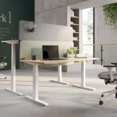 höhenverstellbarer Schreibtisch Büro Schreibtische Home Office Schreibtisch Bürotisch FM Büromöbel fm fouraction
