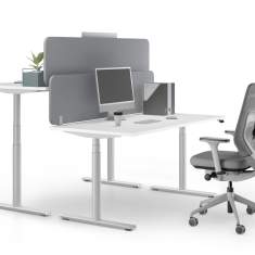 höhenverstellbarer Schreibtisch Büro Schreibtische Home Office Schreibtisch Bürotisch FM Büromöbel fm fouraction