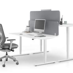 höhenverstellbarer Schreibtisch Büro Schreibtische Home Office Schreibtisch Bürotisch FM Büromöbel fm fouraction